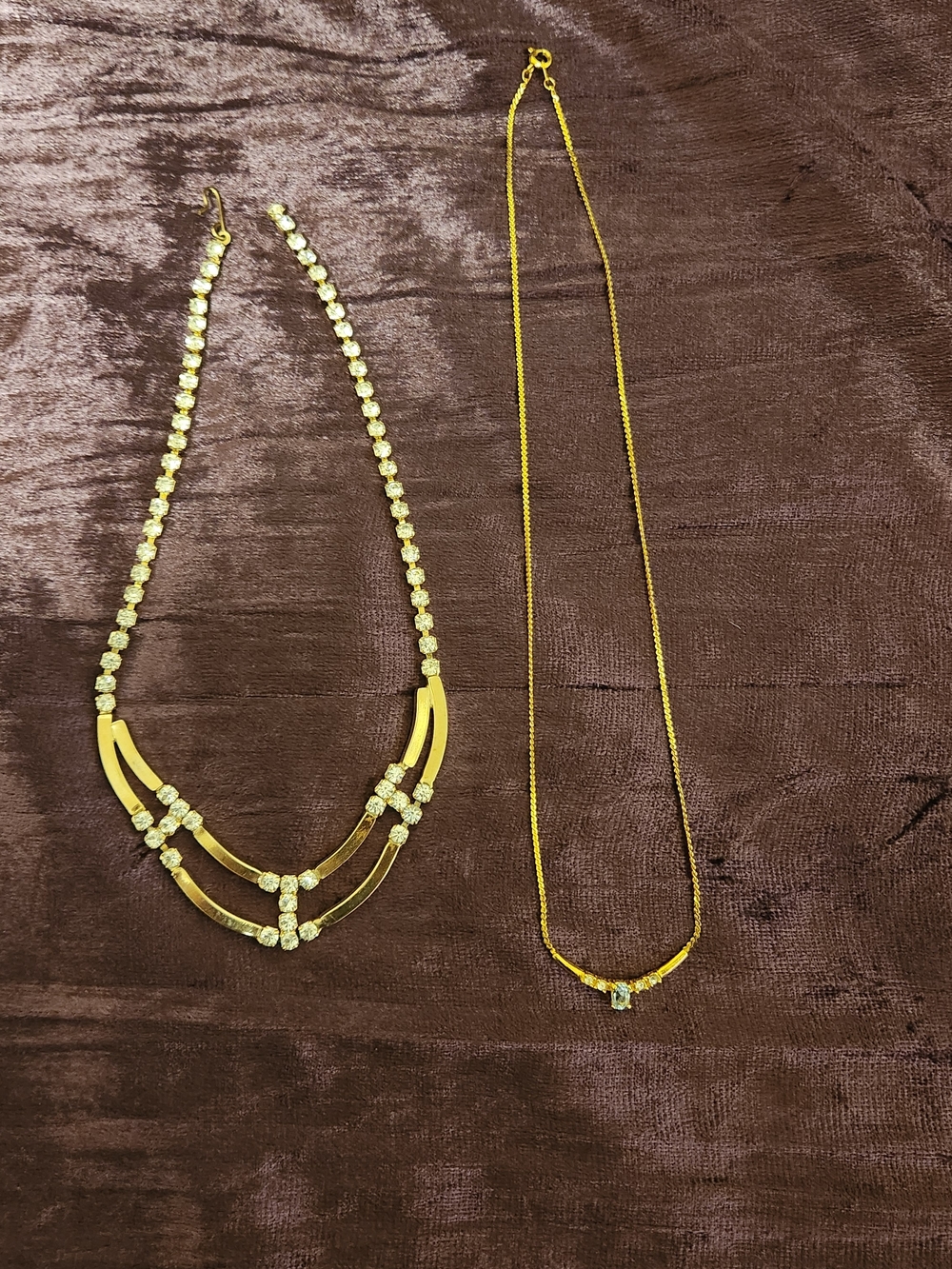 Elegant Gold Tone Necklaces
